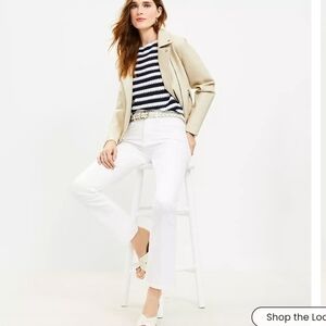 LOFT White Straight Leg Women's Jeans